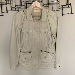 LILY ALDREDGE FOR VELVET CARGO JACKET